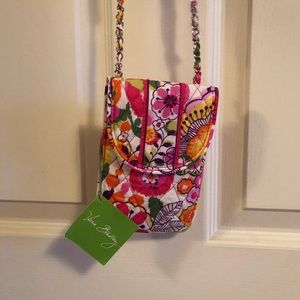 Vera Bradley Cell Phone Crossbody Clementine